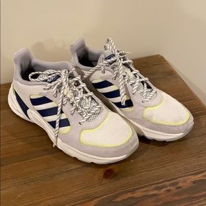 Adidas 90’s style Valasion shoes - white blue